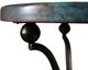 Horizon Home® Cordoba Turquoise Side Table with Black Base-1