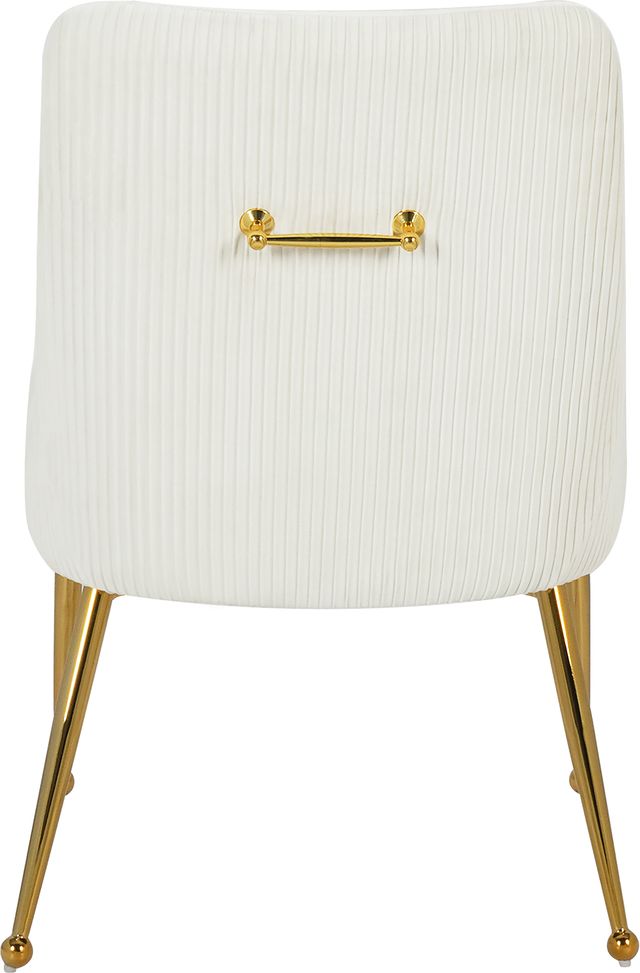 Meridian Furniture Ace Cream/Gold Dining Side Chair-3