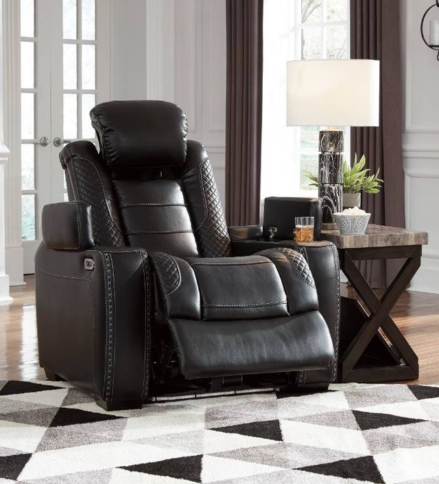 Signature Design by Ashley® Party Time 3-Piece Midnight Power Theater Seating Set-2