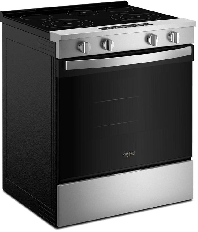 Whirlpool® 30'' Fingerprint Resistant Stainless Steel Smart Slide-In Electric Range with Air Cooking Technology-2