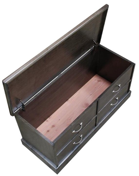 Wolfcraft Furniture Vesper Brown Cedar Chest-2
