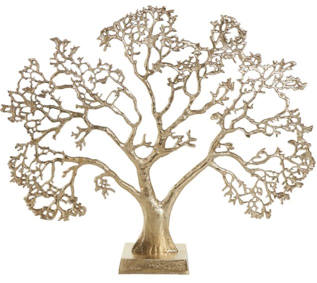 Deco Marche Gold Tree Sculpture-1
