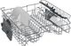 Beko 24" Fingerprint Free Stainless Steel Front Control Built In Dishwasher-4