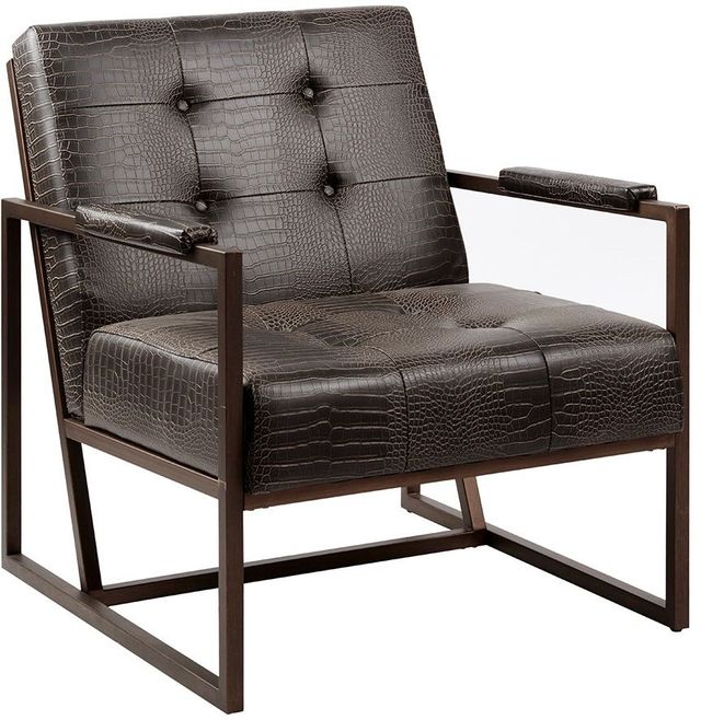 Olliix by INK+IVY Chocolate Waldorf Lounge Chair-1