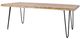 Jofran Inc. Nature's Edge Natural Coffee Table with Black Base-2