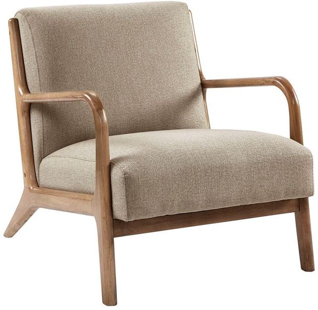 Olliix by INK+IVY Taupe Novak Lounge Chair-3
