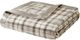 Olliix by True North by Sleep Philosophy Micro Fleece Gray Plaid Twin Blanket-0