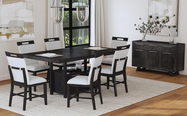 Elements International Transcend 7-Piece Charcoal/Gray Counter Set-1