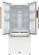 Thor Kitchen Gordon Ramsay Series 30" White French Door Counter Depth Refrigerator with Bronze Hardware-1
