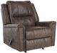 Signature Design by Ashley® Skymaker Walnut Manual Rocker Recliner-0