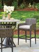 Tommy Bahama® Outdoor Cypress Point Ocean Terrace Driftwood Gray Bar Stool-2