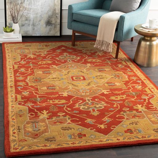 Surya Caesar Red Multi 5'x8' Area Rug-3