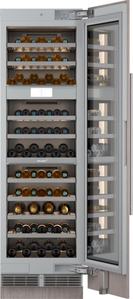 Thermador Freedom® 24-Inch Freedom® Panel-Ready Built-In Wine Column with Storage-4