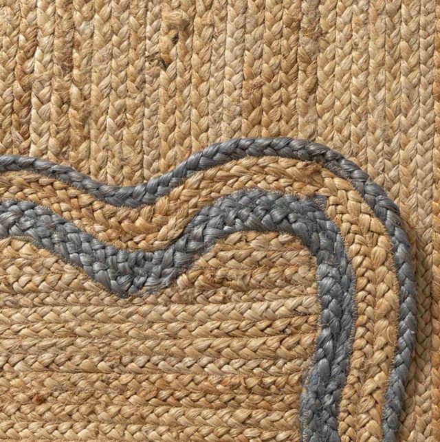 LR Home Scallop Denim/Natural 3'x8' Runner-4