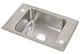 Elkay Celebrity® Brushed Satin Stainless Steel 25'' x 17'' x 6" 4-Hole Single Bowl Drop-in Classroom ADA Sink-0