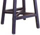 International Furniture Direct Pueblo Black/Brown 30" Bar Stool-2
