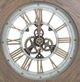 Decor-Rest® Furniture LTD Ironwork Antique Gold/Natural Weathered Wall Clock-1
