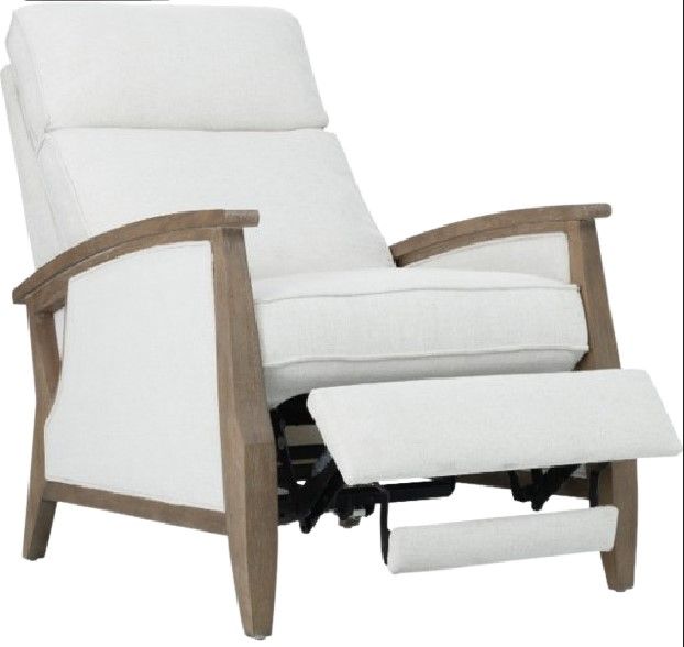 Hooker® Furniture Ward Favara Ivory Power Recliner with Power Headrest-1