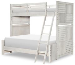 Legacy Classic Modern Summer Camp Stone Path Gray Youth Twin Over Twin Bunk Bed
