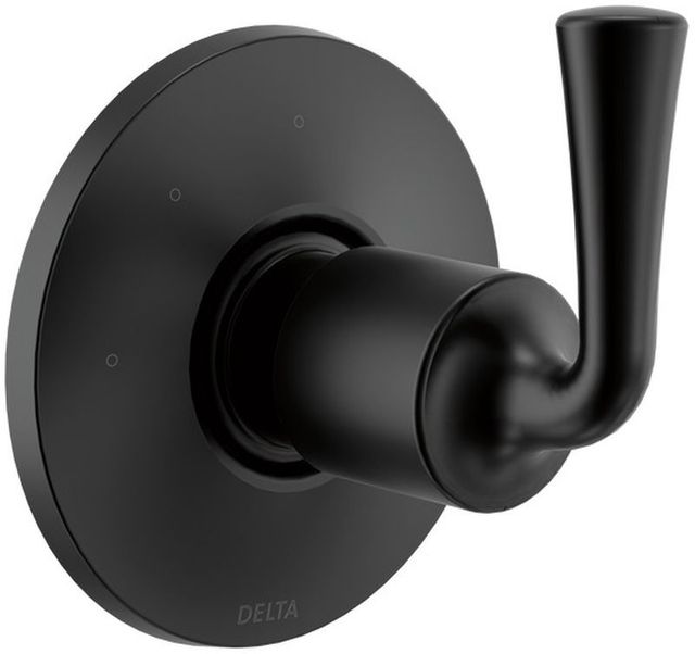 Delta Kayra® Matte Black 3-Setting 2-Port Diverter Trim -0