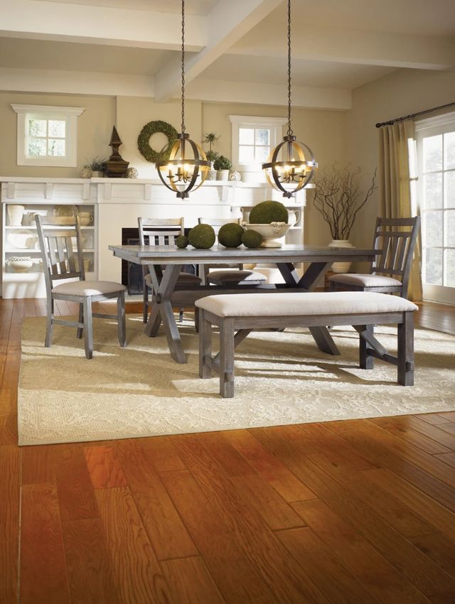 Powell® Turino 6-Piece Brwon Dining Table Set-1