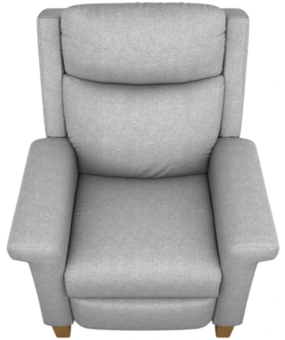 Best® Home Furnishings Customizable Prima Manual High Leg Recliner with Honey Birch Legs-1