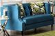Furniture of America® Azuletti Dark Teal Loveseat-0