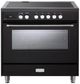 Verona® Ultima 36" Matte Black Pro Style Induction Range-0