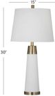 Bassett Mirror Osage White Table Lamp-1