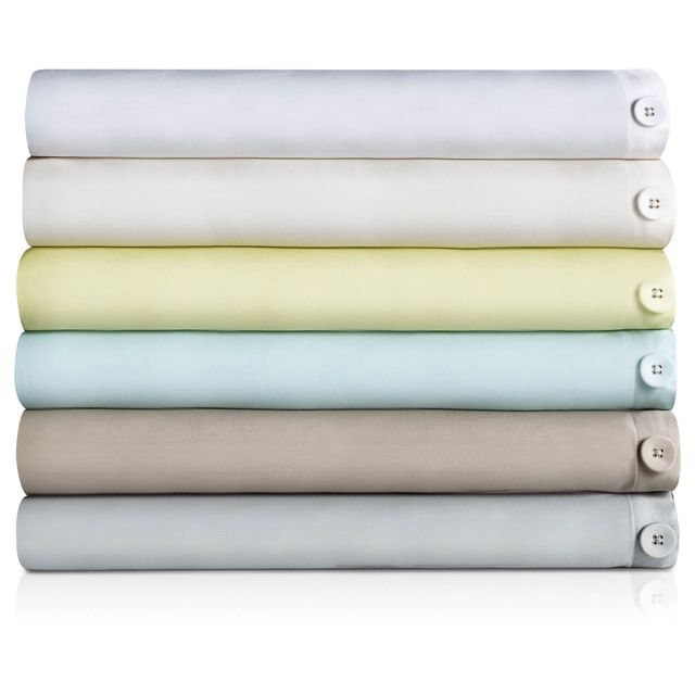 Malouf® Woven Rayon From Bamboo Driftwood Queen Duvet Set-1