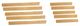 Perlick® 15" Wood Wine Shelf Fronts-0
