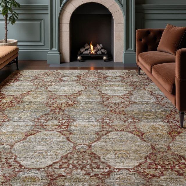 Dalyn™ Rug Company Aristo AR8 Burgundy 5'x8' Area Rug-1