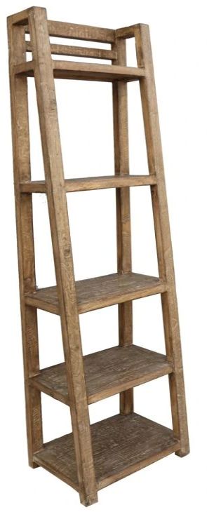 Nest Home Collections Kenzie Antique Natural Bookcase-0