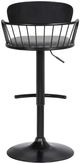 Armen Living Nash Black/Gray Adjustable Bar Stool-4