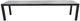CabanaCoast® Customizable Monaco Aluminum 72" Outdoor Dining Bench-1