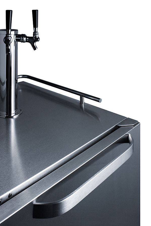 Summit® Stainless Steel Commercial Dual Kombucha Dispensing Tap Kit-3
