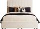 Signature Design by Ashley® Brizmore Beige Queen Upholstered Panel Storage Bed-3