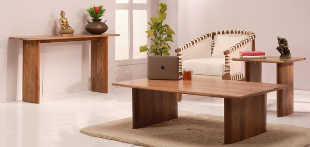 Jaipur Furniture Conall Brown Lamp Table-1