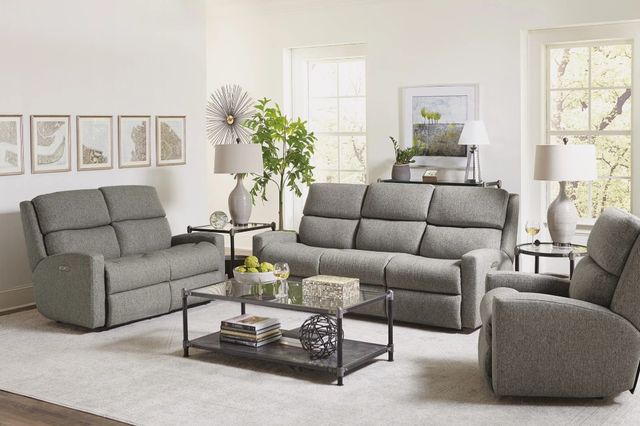 Flexsteel® Customizable Catalina Fabric Manual Reclining Sofa-2
