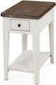 Peters-Revington™ Casual Choices™ Light Gray Chairside Table with White Base-1