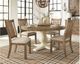 Signature Design by Ashley® Grindleburg 5-Piece Light Brown Dining Set-5