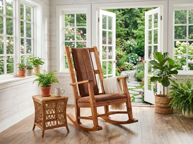 Sunny Designs™ Sedona Rustic Oak Rocker-1