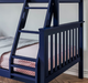 M3 Furniture Blue Twin/Full Bunk Bed-1