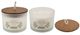 A & B Home 2-Piece White Candle Set-0