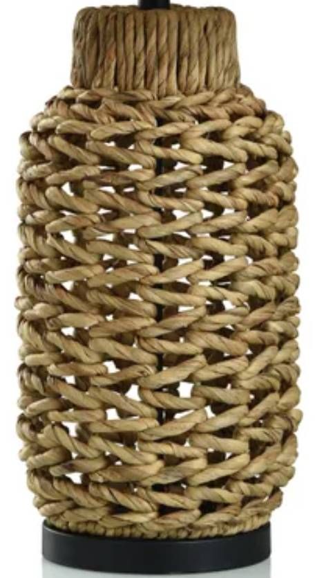 Stylecraft Black/Light Brown/Off-White Table Lamp-2