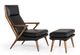 VIG Furniture Modrest Black Chair and Ottoman-0