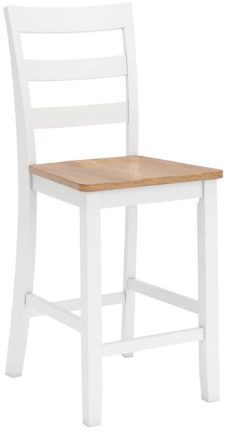 Signature Design by Ashley® Gesthaven Natural/White Counter Stool