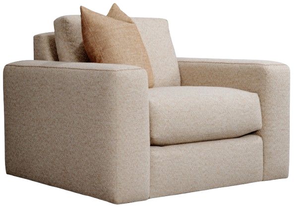 Bernhardt Vaughn Bernhardt Living Brown Swivel Chair-1