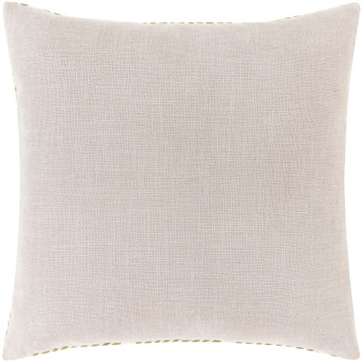 Surya Kanga Dark Green 22"x22" Toss Pillow with Polyester Insert-2