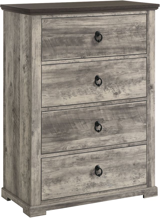 Crown Mark Ella-Mae Gray Chest-0